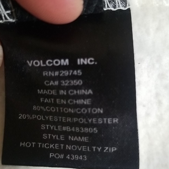 VTG Volcom Giraffe hoodie jacket Medium - Picture 13 of 13